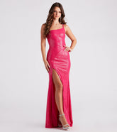 Renee Formal Sequin Long Slit Dress