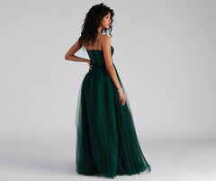 Hailey Formal Lace Bustier Dress