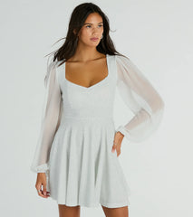 Captivate In Glitter Party Dress