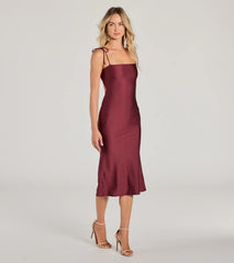 Something About Her Strappy Back Bodycon Midi Dress