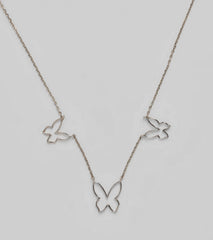 Never Blend In Butterfly Chain Necklace