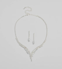 Beauty Perfection Necklace And Earrings Set