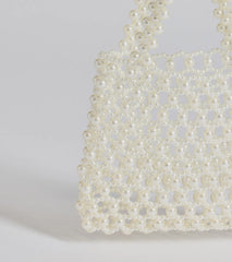 Sweetly Elite Faux Pearl Handbag
