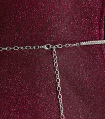 Perfectly Luxe Rhinestone Braided Belt