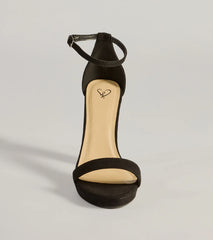Stylishly Elevated Platform Block Heels