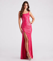 Renee Formal Sequin Long Slit Dress