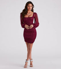 Glam Up The Night Glitter Mini Dress