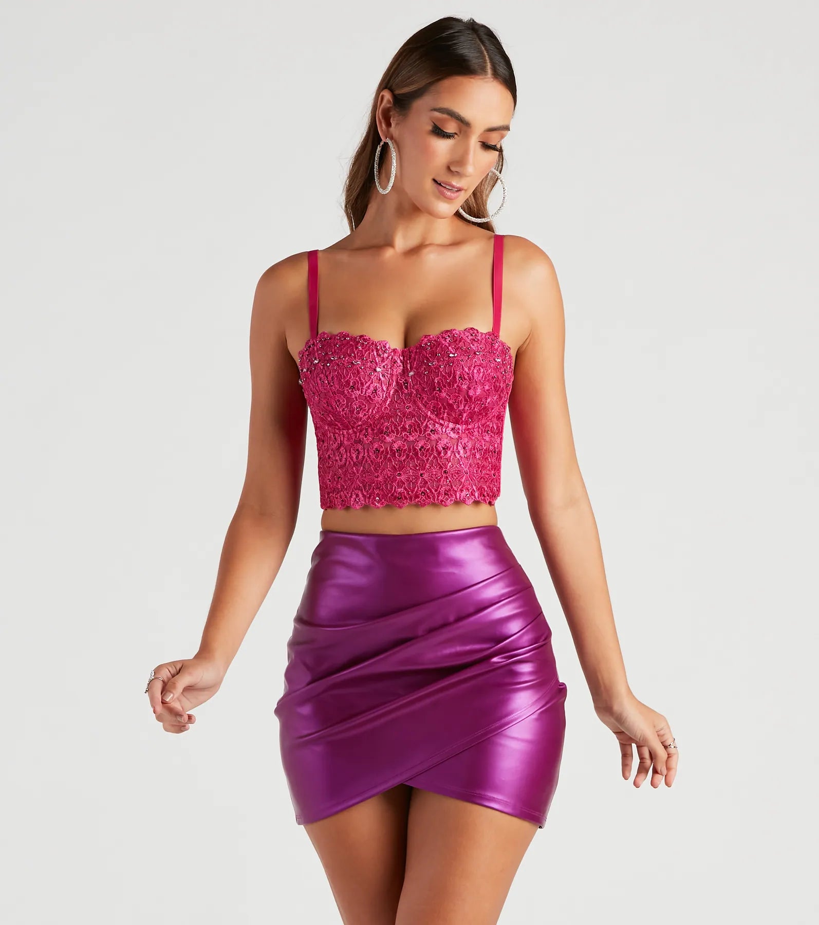 Reigning Lace Bustier Top
