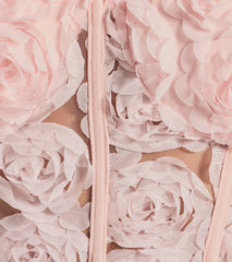 Bare Necessities Floral Applique Corset Jumpsuit