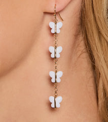 Adorable Charm Butterfly Duster Earrings