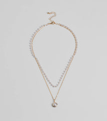 Luxe Moment Faux Pearl Layered Necklace
