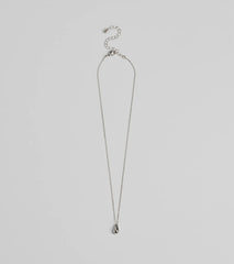 Chic Approved Teardrop Charm Necklace