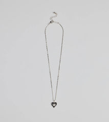 Adorable Vibe Angel Heart Charm Necklace