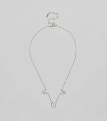 Never Blend In Butterfly Chain Necklace