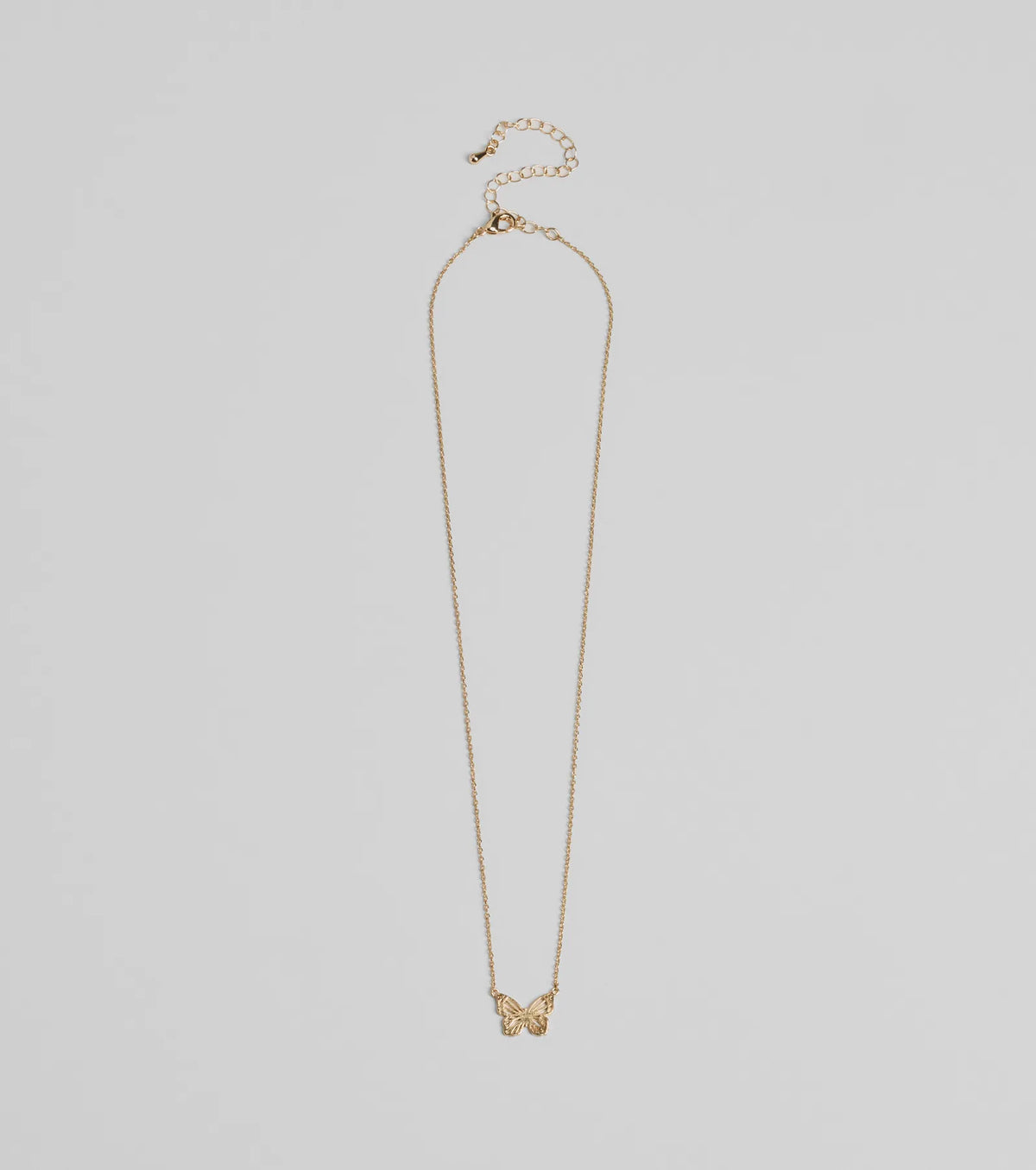 Social Butterfly Charm Necklace