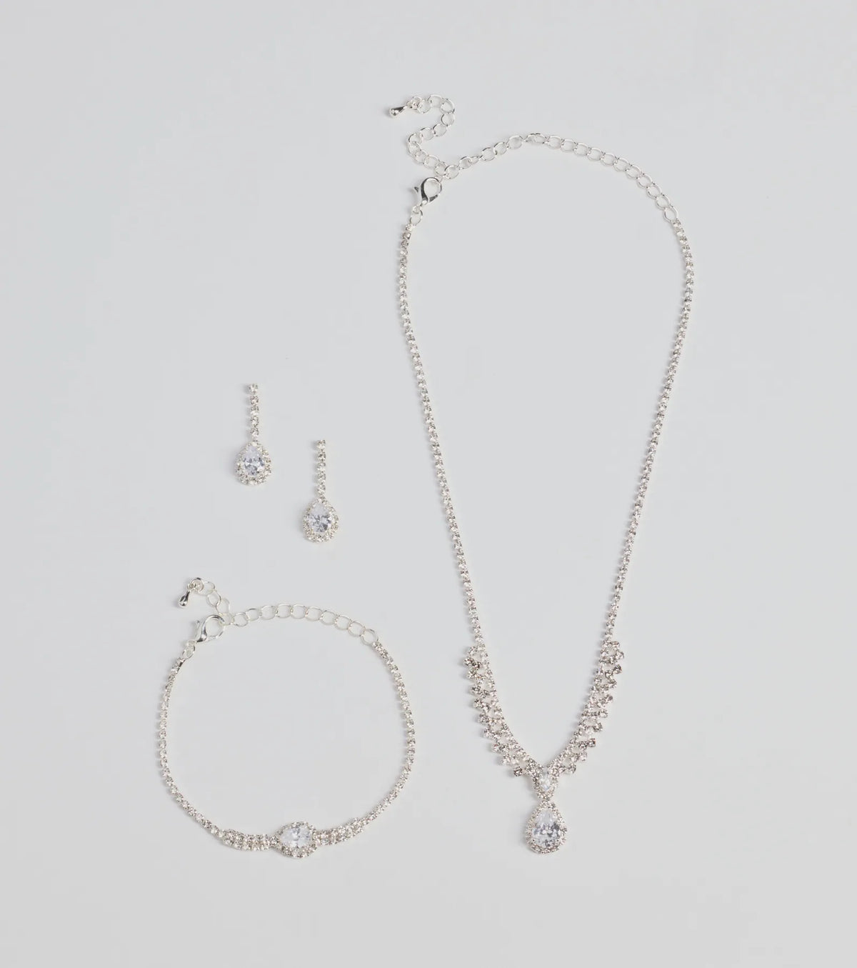 Decadent Radiance Rhinestone Jewelry Set