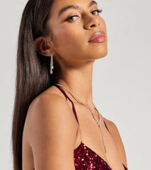 Gleaming Luxe Rhinestone Necklace Set