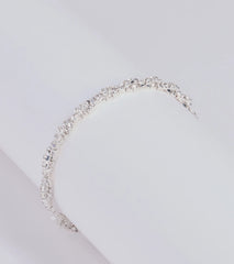 Elevated Chic Rhinestone Twist Bracelet