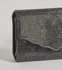 Sparkly Endeavor Rhinestone Crossbody Wallet