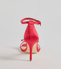 Sealed With Glam Bow Stiletto Heels