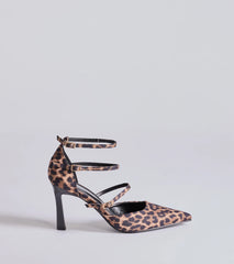 Wildly Fierce Leopard Stiletto Pumps